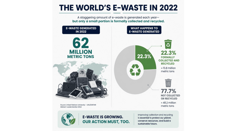 The World's E-Waste in 2022